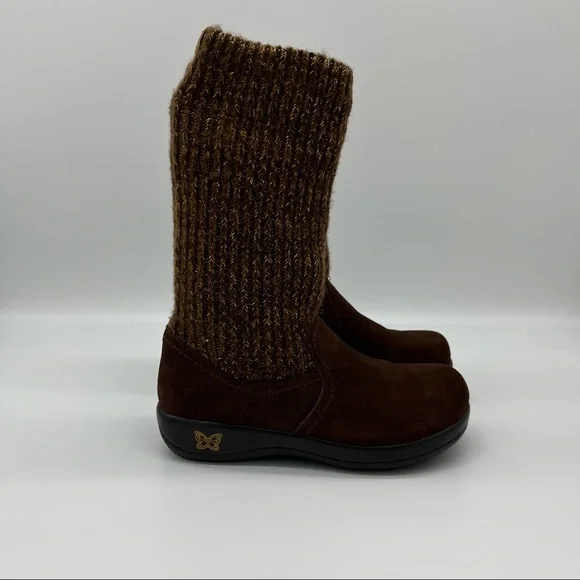ALEGRIA Juneau Pull on Sweater Knit Boot Size 37 - Picture 2 of 14